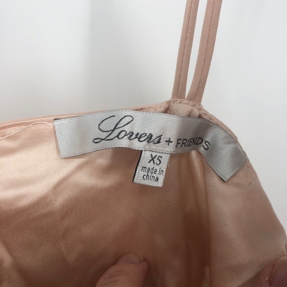 LOVERS + FRIENDS WISHFUL DRESS BLUSH FLORAL NEW - Picture 6 of 8